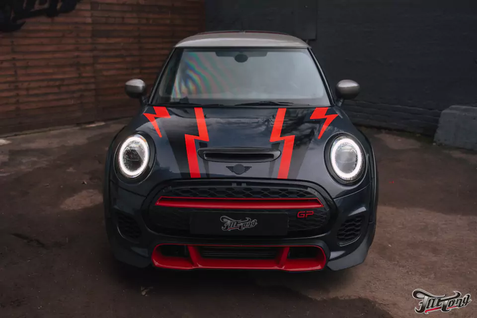 Оклеили в дизайн Mini Cooper GP